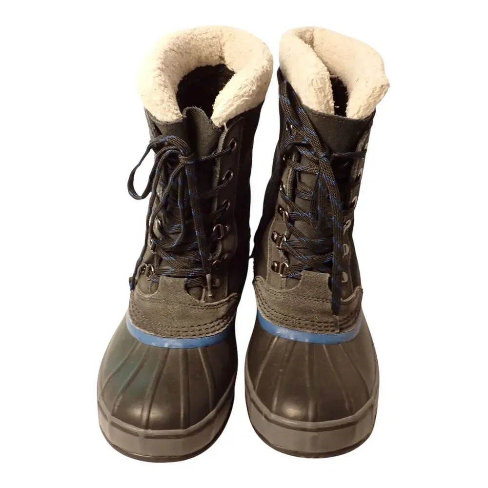 L.L. Bean Boots Mens 7 Womens 5.5 Lace Up Shearling Lined Winter Snow Insulated